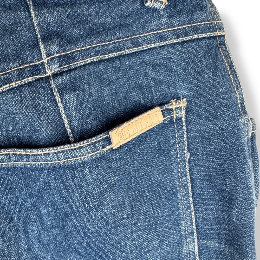 Gitano 90s Vintage Jeans Womens Size 12 Short High Rise Denim Run Small Faded - Picture 7 of 9